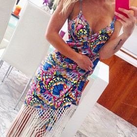 Beach Dress: Butterfly Lace Wrap